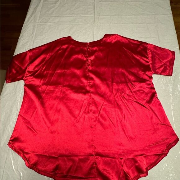 NWOT Pajama Short Set Color Red Size Small - Picture 4 of 12